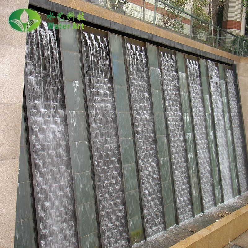 Free Design of Outdoor Square Laminar Waterfall Water Music Fountain